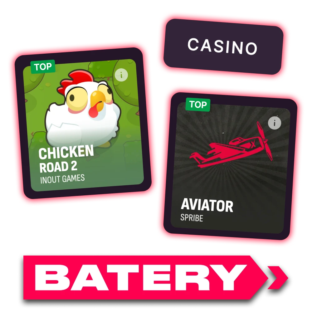 Start playing casino online at Batery official platform.