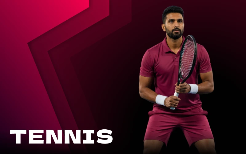 Place bets on popular tennis matches at Batery site.