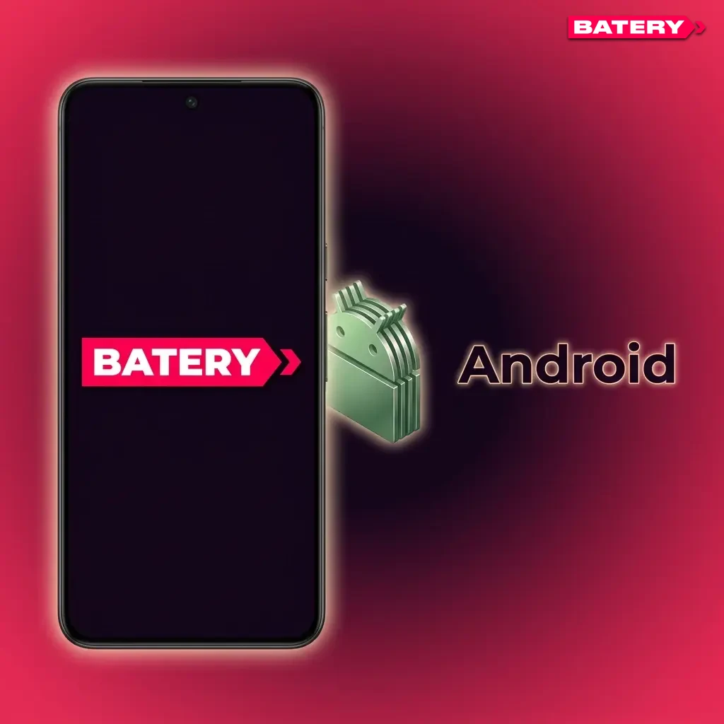 Batery Android app APK download guide showing installation steps for Android 5.0 or higher devices