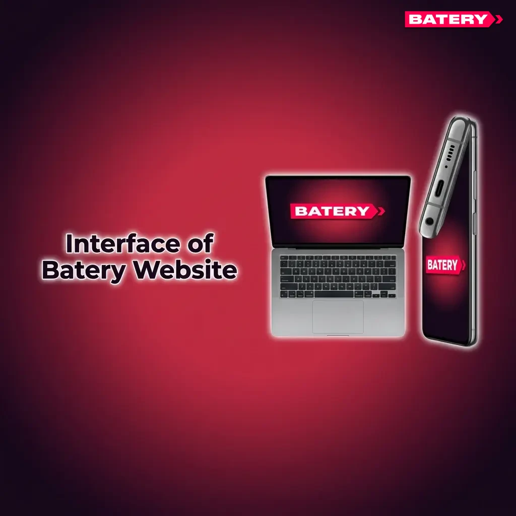 Batery website interface showing top navigation bar with Sports, Live Betting, Casino, Promotions and Payments links