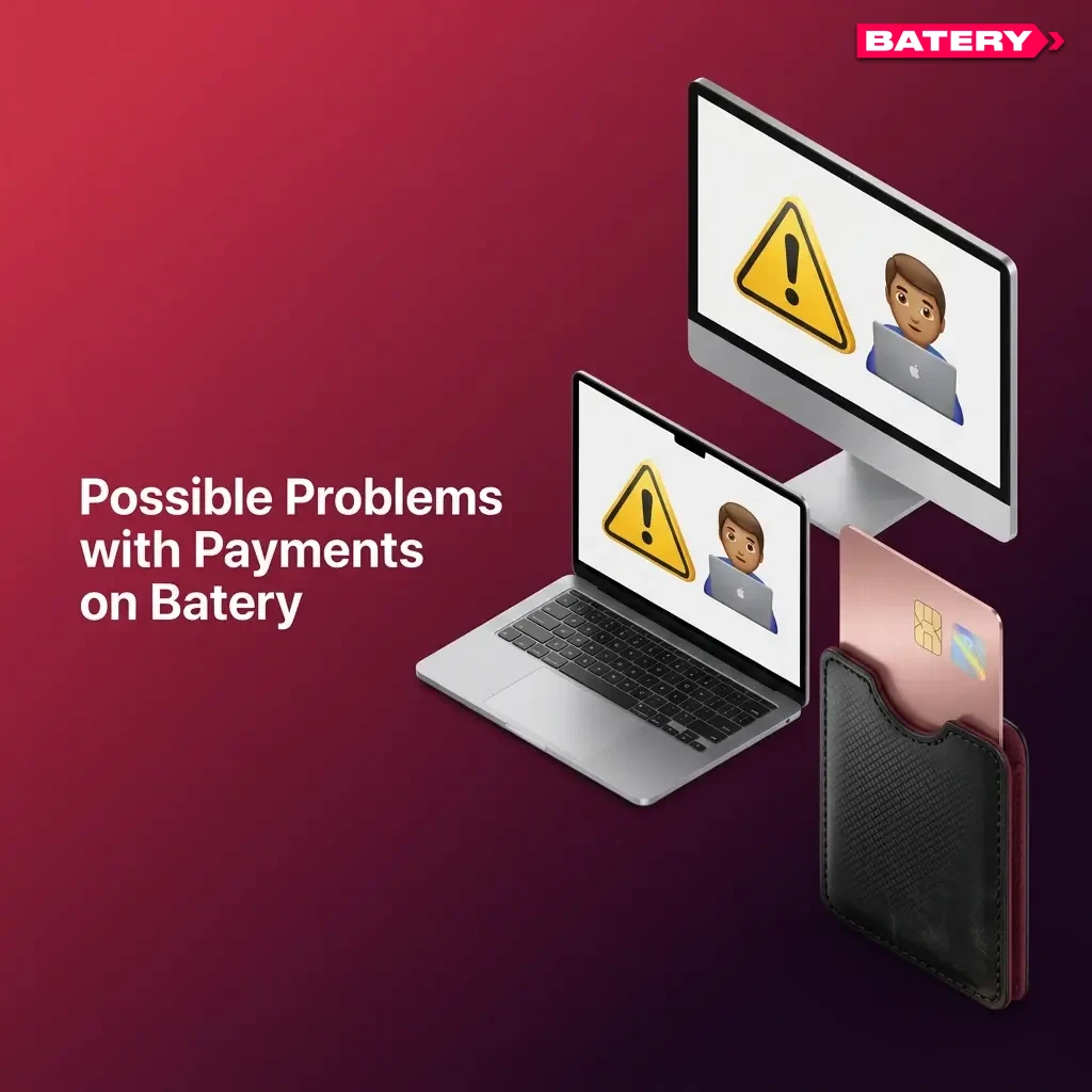 Common payment issues on Batery for Indian players including deposits, withdrawals, declines, and account detail errors