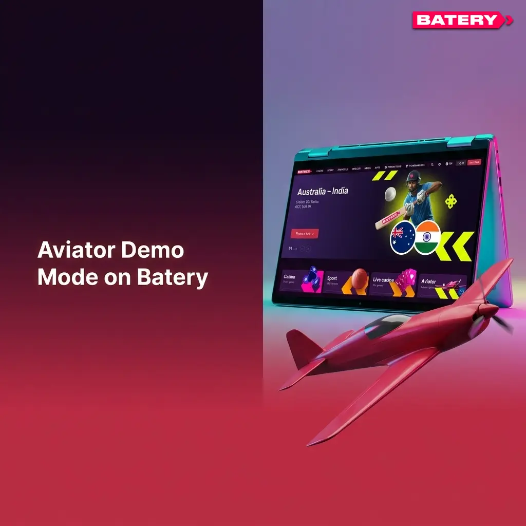 Aviator demo mode on Batery – play crash game with virtual balance, no deposit or registration required