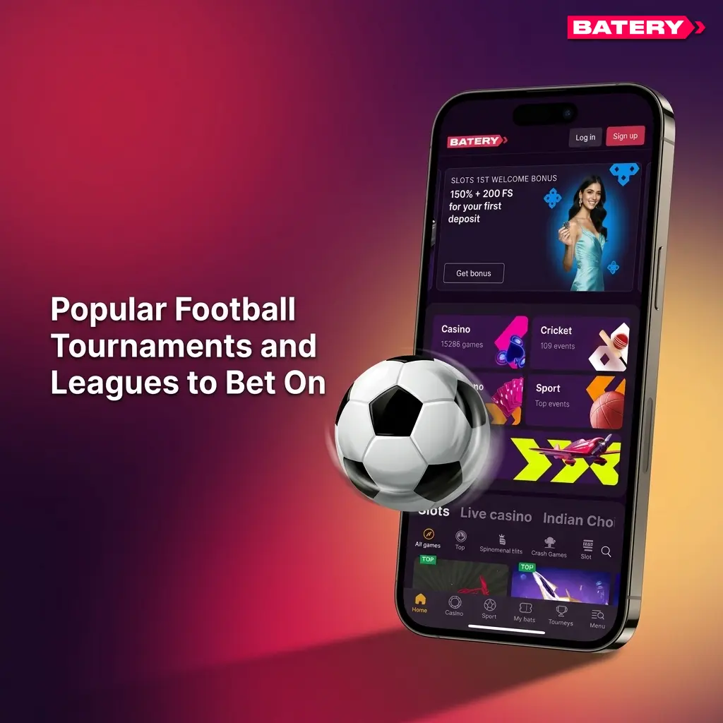 Popular football tournaments to bet on in India including FIFA World Cup, UEFA Champions League, EPL, ISL, and more
