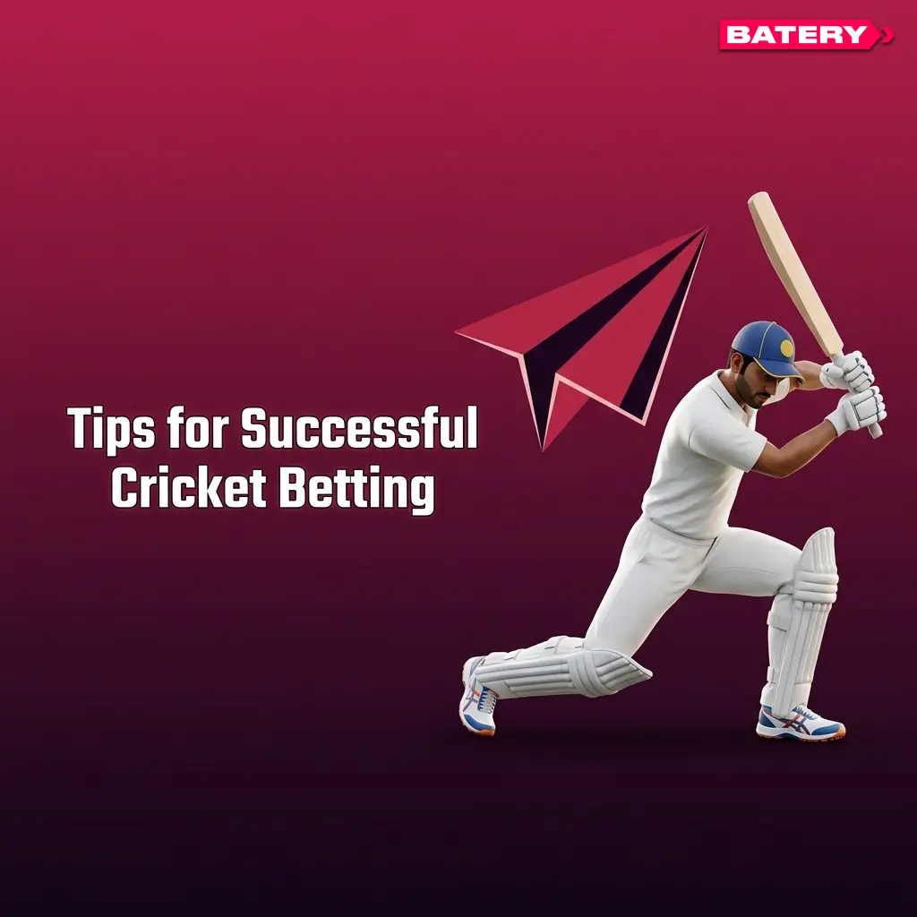 Cricket betting tips showing team analysis, pitch conditions, bankroll management and live betting tools for informed wagering
