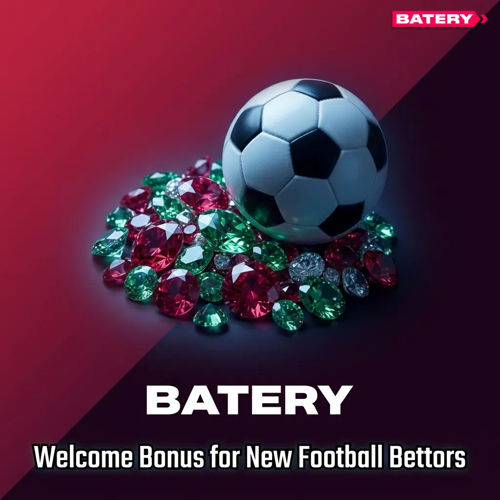 Batery 150% welcome bonus up to 30,000 INR with 200 free spins for new football bettors in India